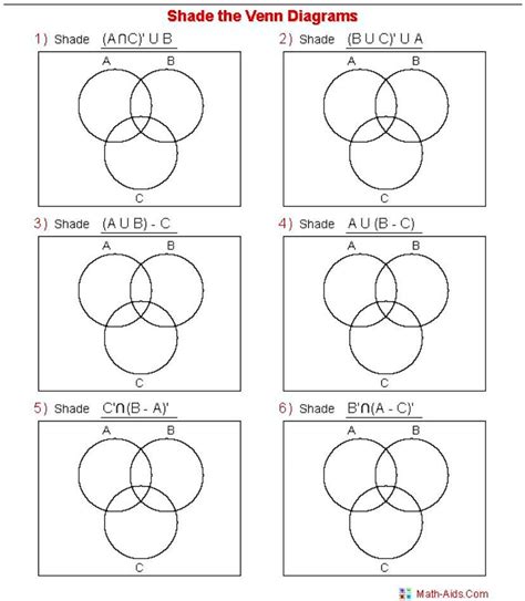 SOLVED: Shade the Venn Diagrams: Shade (A âˆ© B) U (B âˆ© C) U (A âˆ© B âˆ© C) - (A âˆª B âˆª C ...