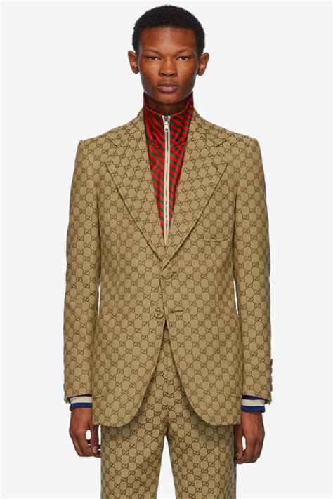 Gucci Releases GG Monogrammed Pattern Suit – PAUSE Online | Men's ...