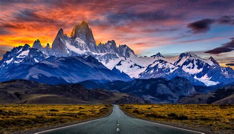 Monte Fitz Roy Mountain, Patagonian Ice Field, Patagonia UHD 4K ...