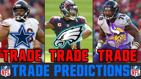 NFL TRADES THAT WILL HAPPEN! 2021 NFL Trade Rumors Deshaun Watson ...