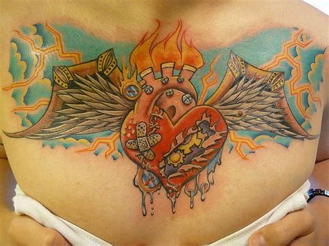 101 Amazing Bleeding Heart Tattoo Ideas You Need To See! | Outsons | Men's Fashion Tips And ...