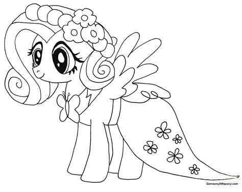 My Little Pony Fluttershy from My Little Pony Coloring Page - My Little ...