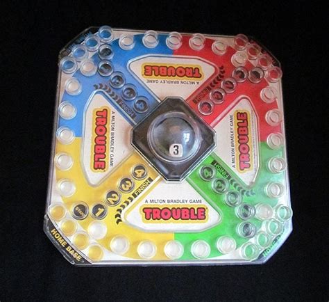 Vintage Milton Bradley Trouble Game Board 1986 by jujubeezgems