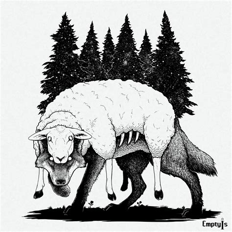 Wolf in sheep's clothing, Me, Digital, 2019 : r/Art