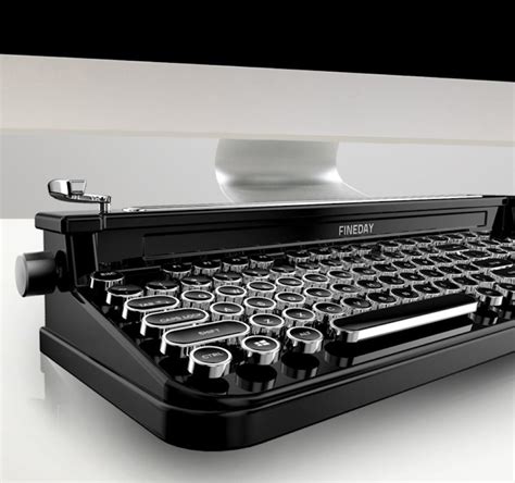 This typewriter keyboard will actually make you work faster » Gadget Flow