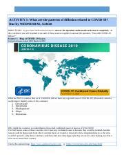 Patterns of COVID-19 Diffusion Analysis | Course Hero