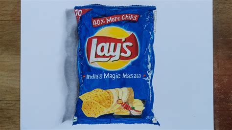 lays chip bag drawing - lineartdrawingsgirlpower