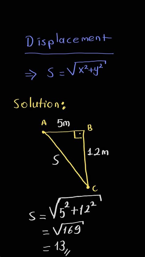 What is displacement formula in physics - Sorumatik