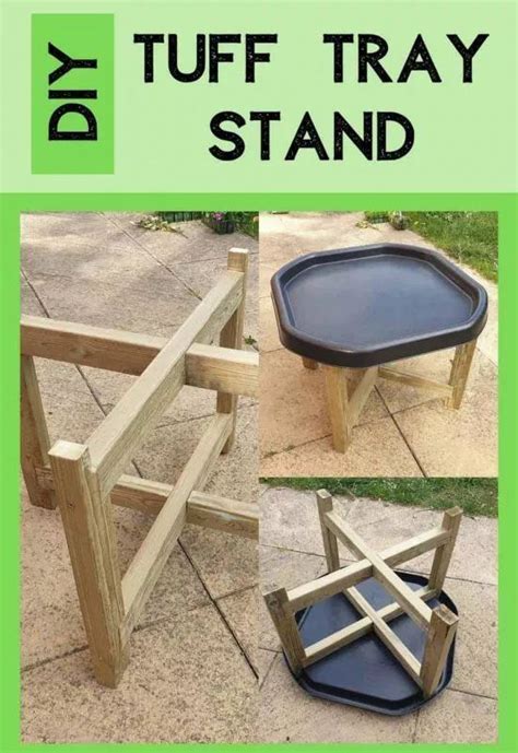 How To Build A Tuff Tray Stand DIY Style | Tuff tray, Tuff tray ideas ...