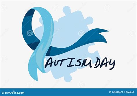 Autism day campaign stock illustration. Illustration of health - 143548621