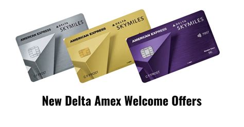 New Delta Amex Welcome Offers