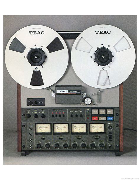 TEAC A-3440 - Manual - 4-Channel Multitrack Tape Deck with Simul-Sync ...