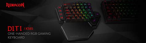 Redragon K585 RGB One-Handed Gaming Toetsenbord | Androidkastje.nl