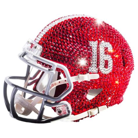 Alabama Crimson Tide Swarovski Crystal Mini Football Helmet | Alabama ...