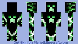 Charged Creeper Minecraft Skin