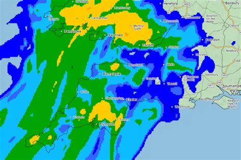 Met Office forecast predicts wet and 'thundery' weather for Devon - Devon Live