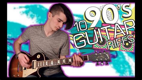 10 Great 90s Guitar Riffs w/ Tabs - YouTube