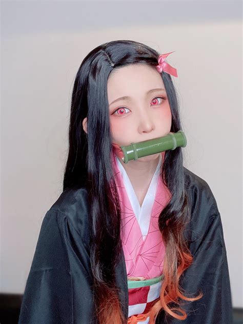 Japan's Top Cosplayer Pulls Off Perfect Nezuko with Items from Home