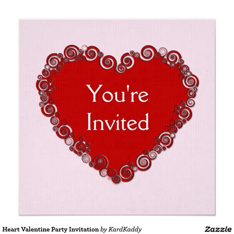 Heart Invitation Template