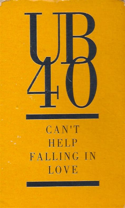 UB40 - Can't Help Falling In Love (1993, Cassette) | Discogs