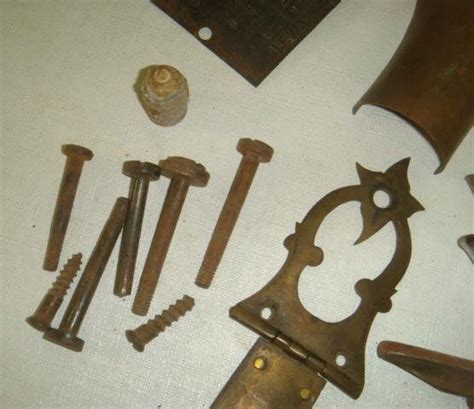 375: Box Lot of Dug Civil War Musket Parts: : Lot 375