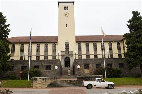 The University of Grahamstown on South Africa Editorial Stock Photo - Image of road, college ...