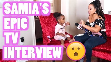 EPIC TV INTERVIEW WITH SAMIA!!! #18 – Welcome to Samia Ali's Website