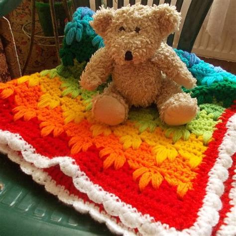 Rainbow Baby Blanket crochet pattern - Inspire Uplift