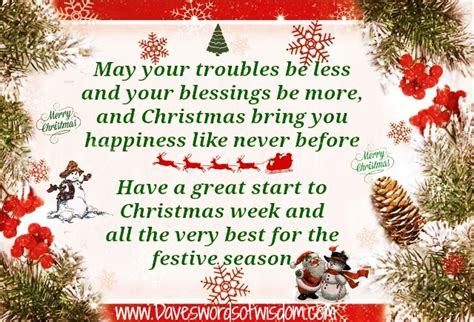 Daveswordsofwisdom.com: A Christmas Blessing