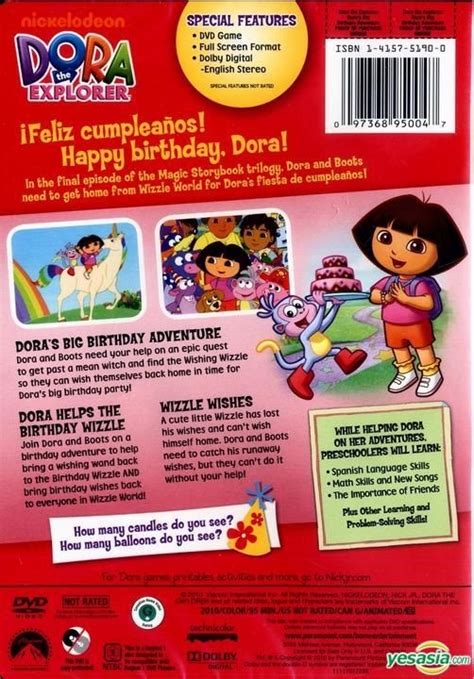 Dora The Explorer Happy Birthday Superbabies Dvd