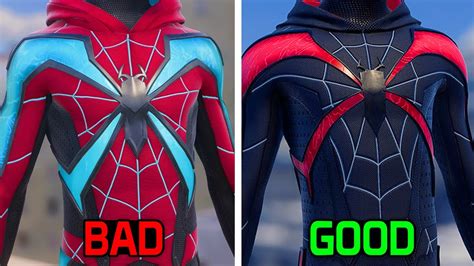 How Miles NEW Evolved Suit Should've LOOKED Like in Marvel's Spider-Man 2 - YouTube