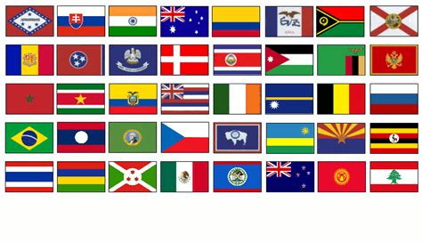 Flag Selection: I-U States and Nations Quiz - By jyrops