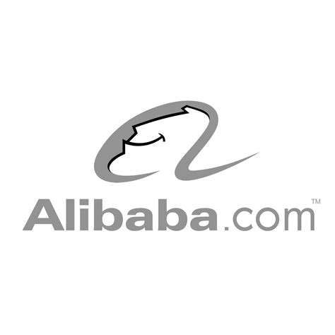 Alibaba com Logo Black and White – Brands Logos