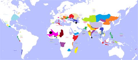 Map of civilizations that are not in the game - II - Discussion - Age of Empires Forum