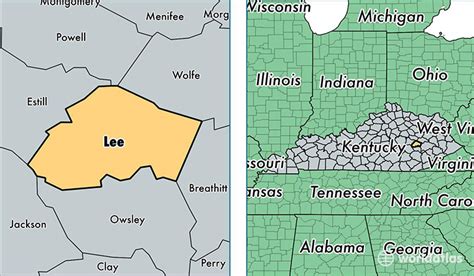 Lee County, Kentucky / Map of Lee County, KY / Where is Lee County?