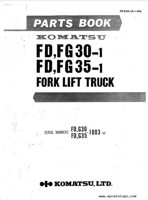 Komatsu Forklift Spare Parts Catalogue | Reviewmotors.co