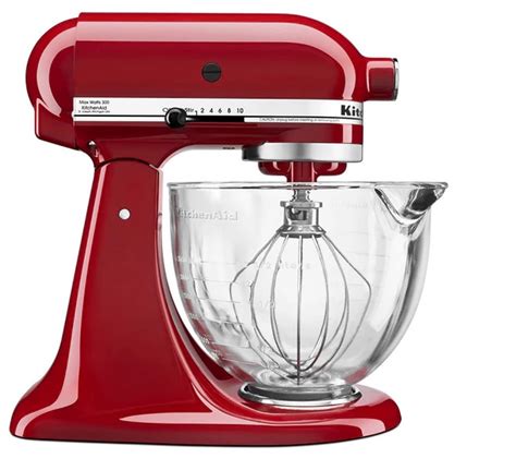 KitchenAid KSM105GBC 5-Qt. Mixer with Glass Bowl - Appliances - Small ...