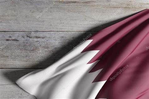 Qatar flag waving Stock Photo by ©erllre 127397378