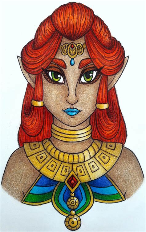 BotW: Riju by LittleMissFurfect on DeviantArt