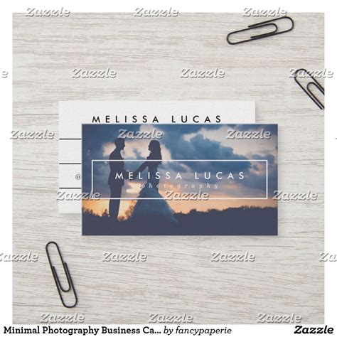 Minimal Photography Business Cards | Zazzle.com | Photography business cards, Printing business ...