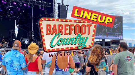 Barefoot Country Music Festival 2023 Lineup - This Week! Archives - Wildwood Video Archive