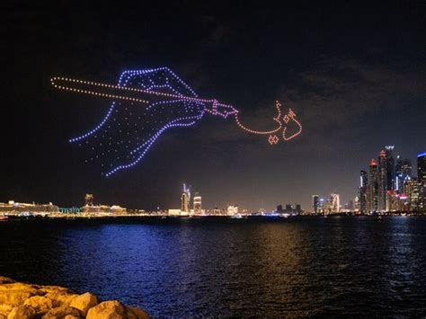 Dubai Shopping Festival: How 500 drones light up the night sky over ...