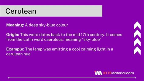 Word – Cerulean | IELTSMaterial.com