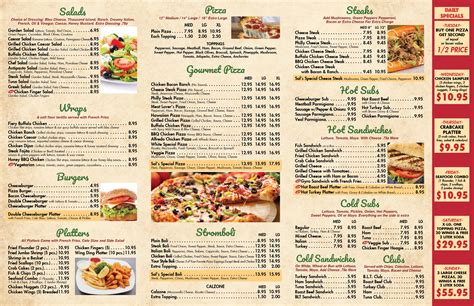 Our Menu | Sals Pizza