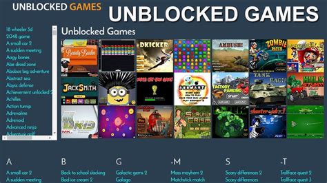 Unblocked Games at School - Play Online - YouTube