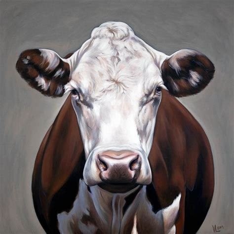 Original acrylic painting (40 x 40) by Artist Valerie Miller of Steel Cow Gallery | Animal ...