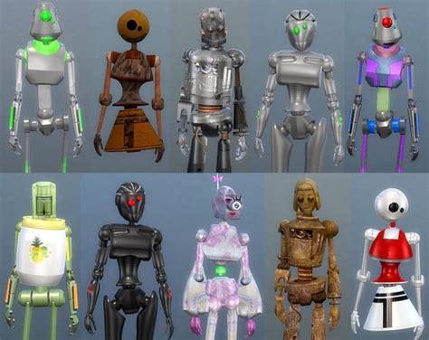 Lots More Bots, 21 New Servo Overrides by Esmeralda at Mod The Sims ...