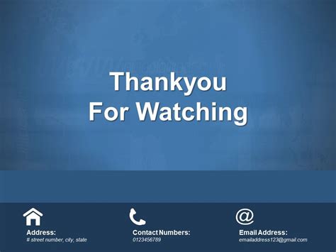 Thankyou For Watching Ppt Infographics Diagrams | Presentation Graphics ...