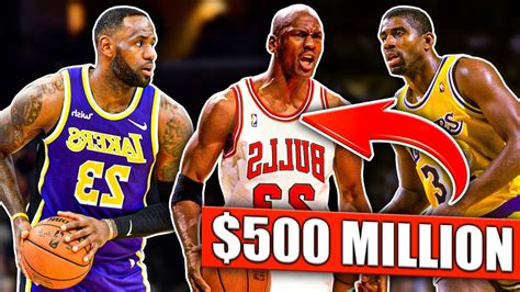 Top 10 Richest NBA Players of All Time - YouTube