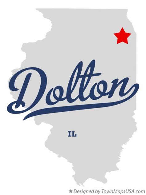 Map of Dolton, IL, Illinois